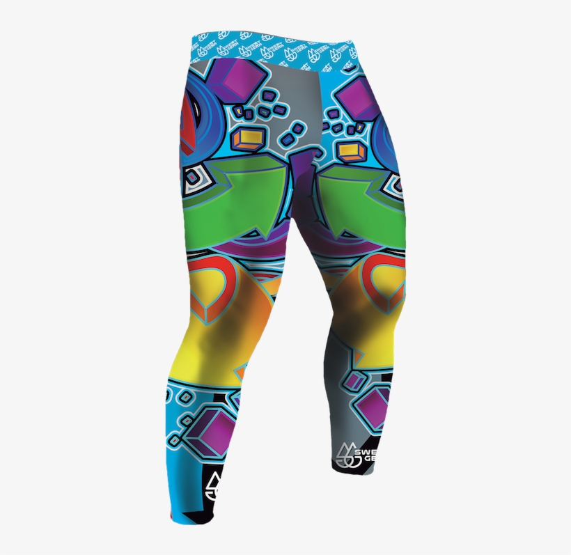 Grafitti - Leggings, transparent png download