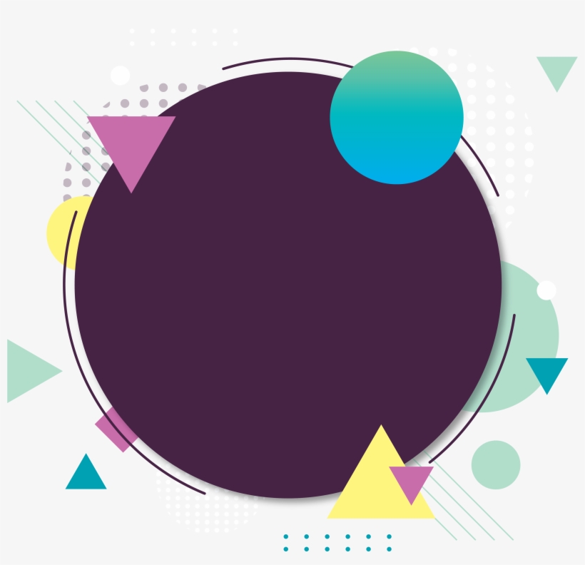 Happry Birthday Centered Circle - Circle, transparent png download