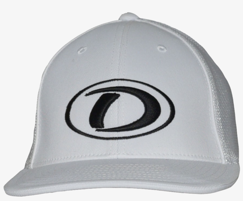 White Stretch Fit - Baseball Cap, transparent png download