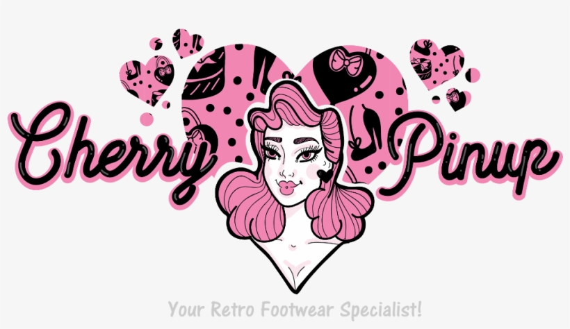 Cherry Pinup Shoes - Illustration, transparent png download
