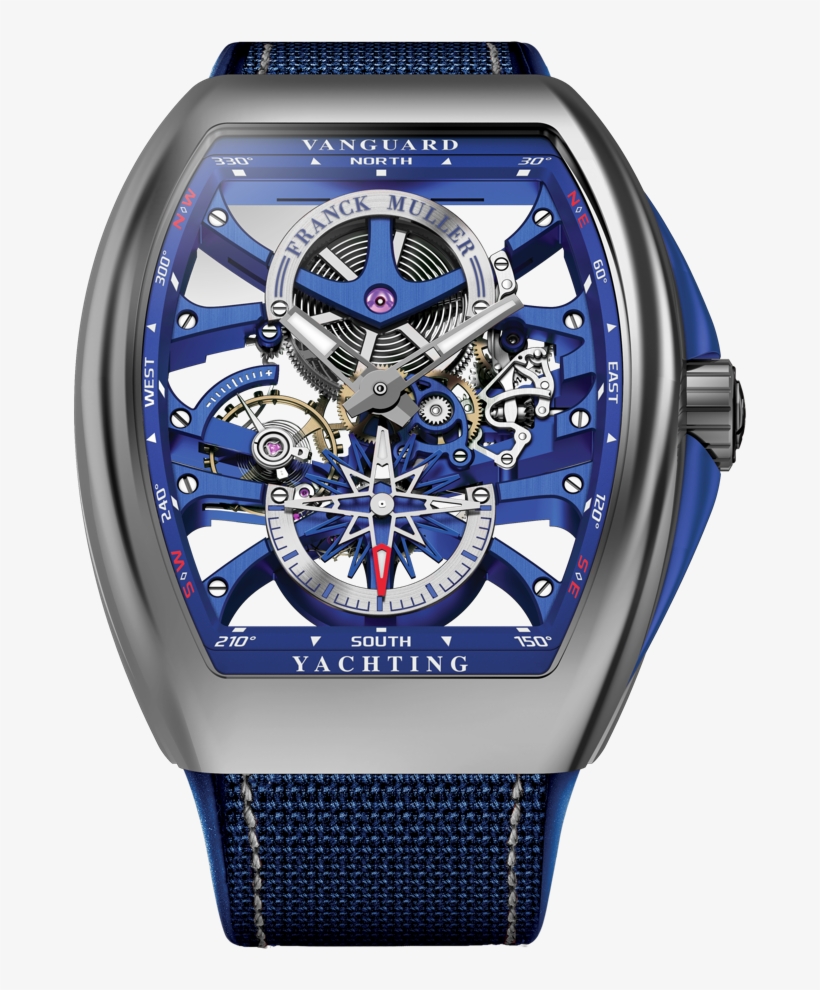 V 45 S6 Sqt Ancre Yacht - Franck Muller Yachting Skeleton, transparent png download