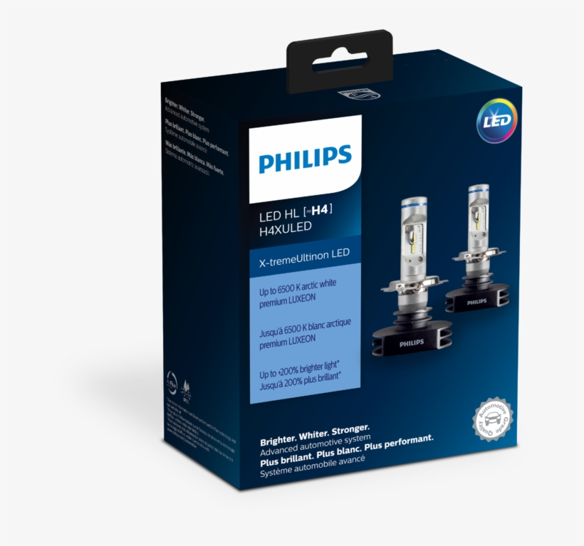 X-tremeultinon Led Headlights - H4 Led Philips, transparent png download
