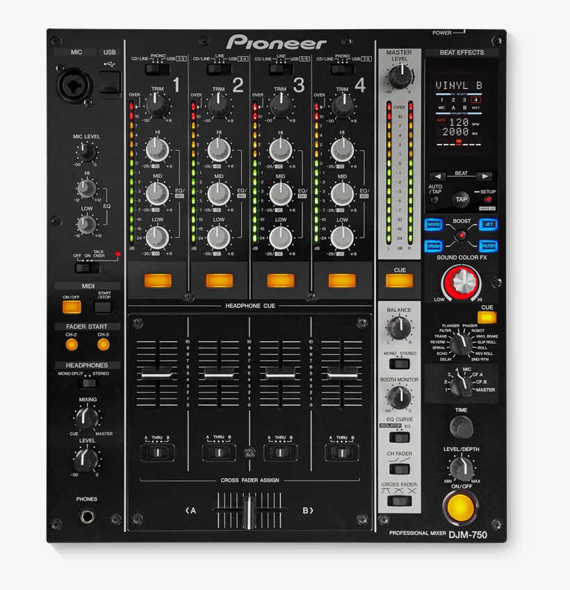 Pioneer Djm750, transparent png download