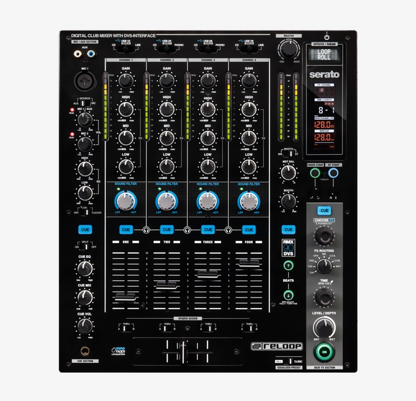 Details About Reloop Rmx 90 Dvs Ready 4 Channel Pro - Reloop Rmx 90 Dvs, transparent png download