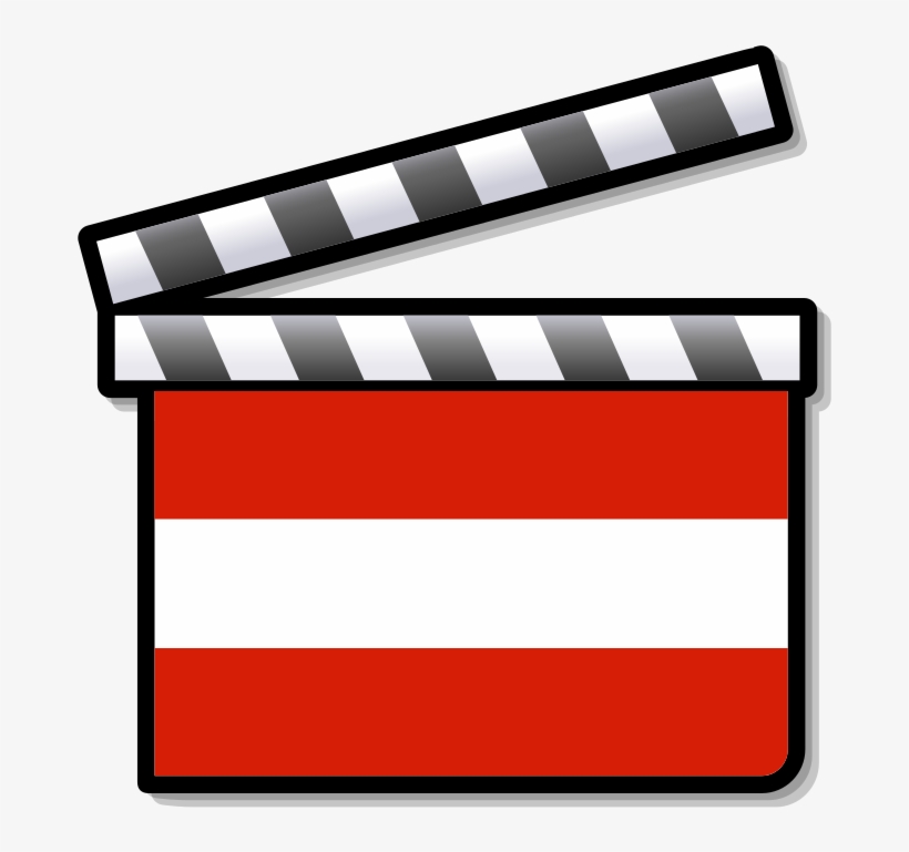 Austria Film Clapperboard - Cinéma Allemand, transparent png download
