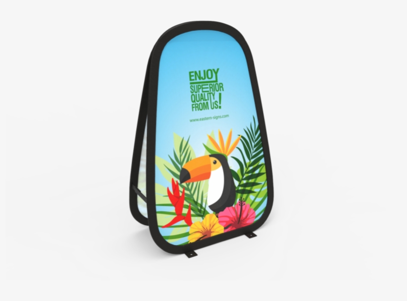 Vertical Pop Up A Frame Banner - Backpack, transparent png download