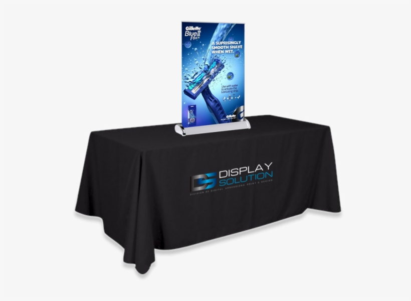 Mini Banner Stands Display Solution - Gillette Blue 2, transparent png download