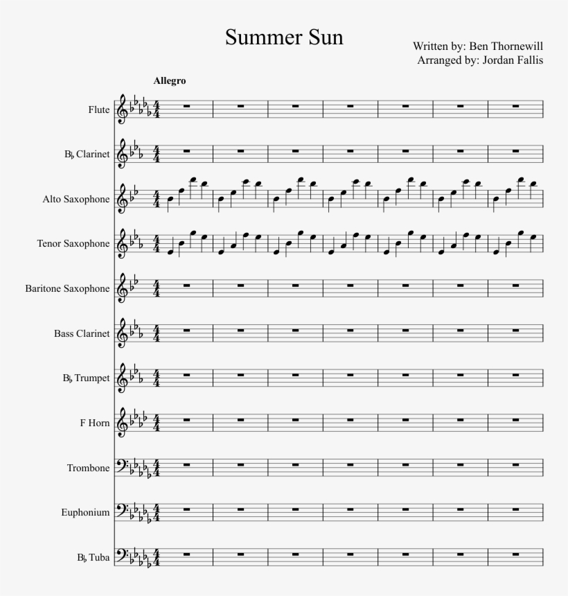 Print - Cantina Band Euphonium, transparent png download