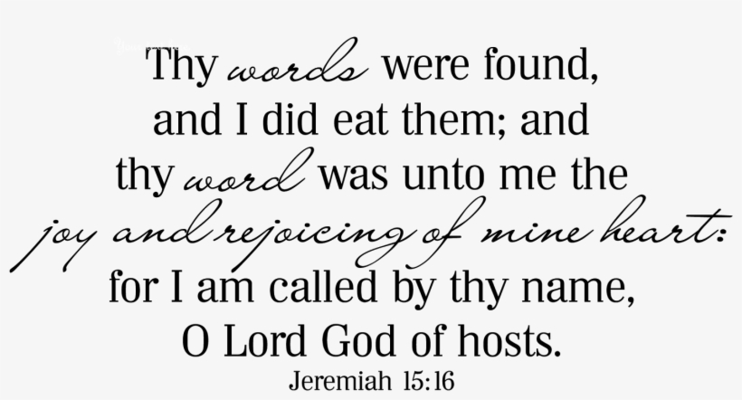 Jeremiah 15 - Cant Let Him Go, transparent png download