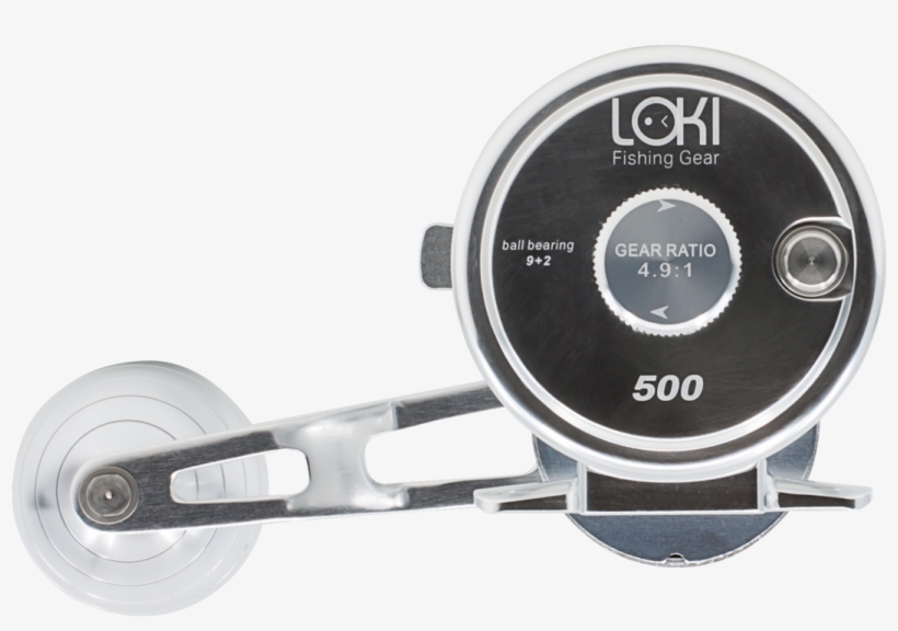 Left Hand Loki Lt500 Series Dual Lever Drag Coventional - Fishing, transparent png download