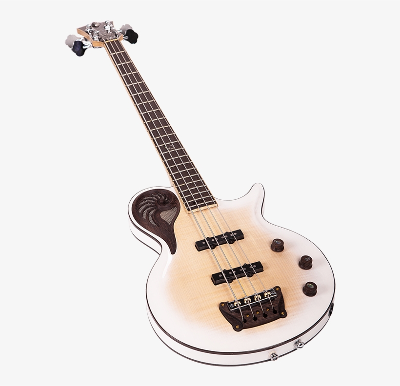 Epsilon Bass Uj4 White Burst Product - Electric Guitar, transparent png download