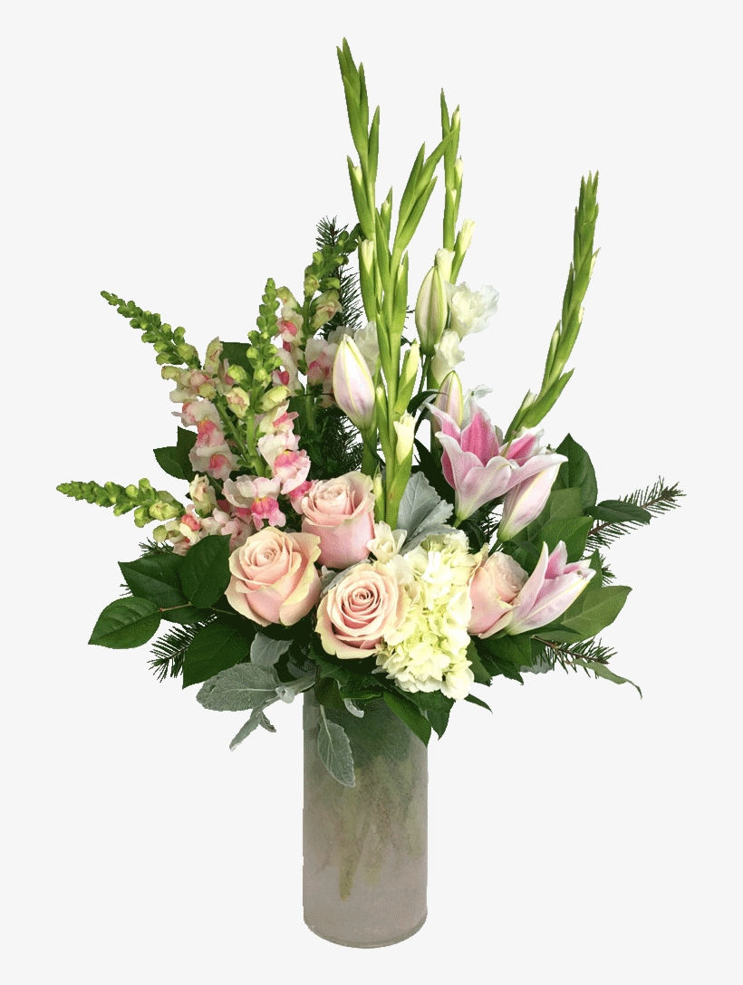 Precious Pastels Bouquet - Garden Roses, transparent png download