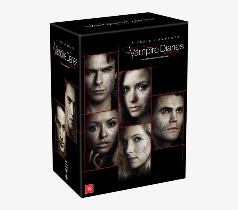 Paul Wesley Brasil On Twitter - Vampire Diaries Complete Dvd Set, transparent png download