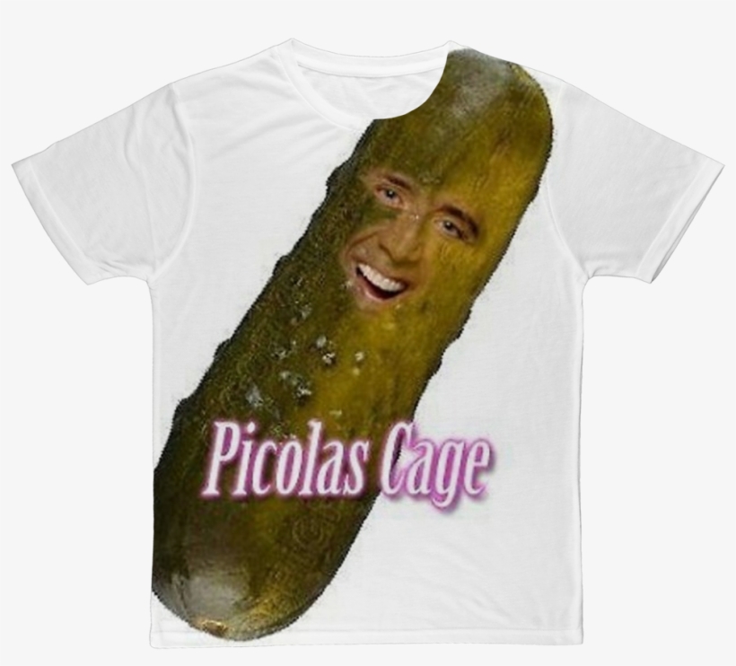 Nicolas Cage/picolas Cage ﻿classic Sublimation Adult - Nic Cage's Face On Things, transparent png download