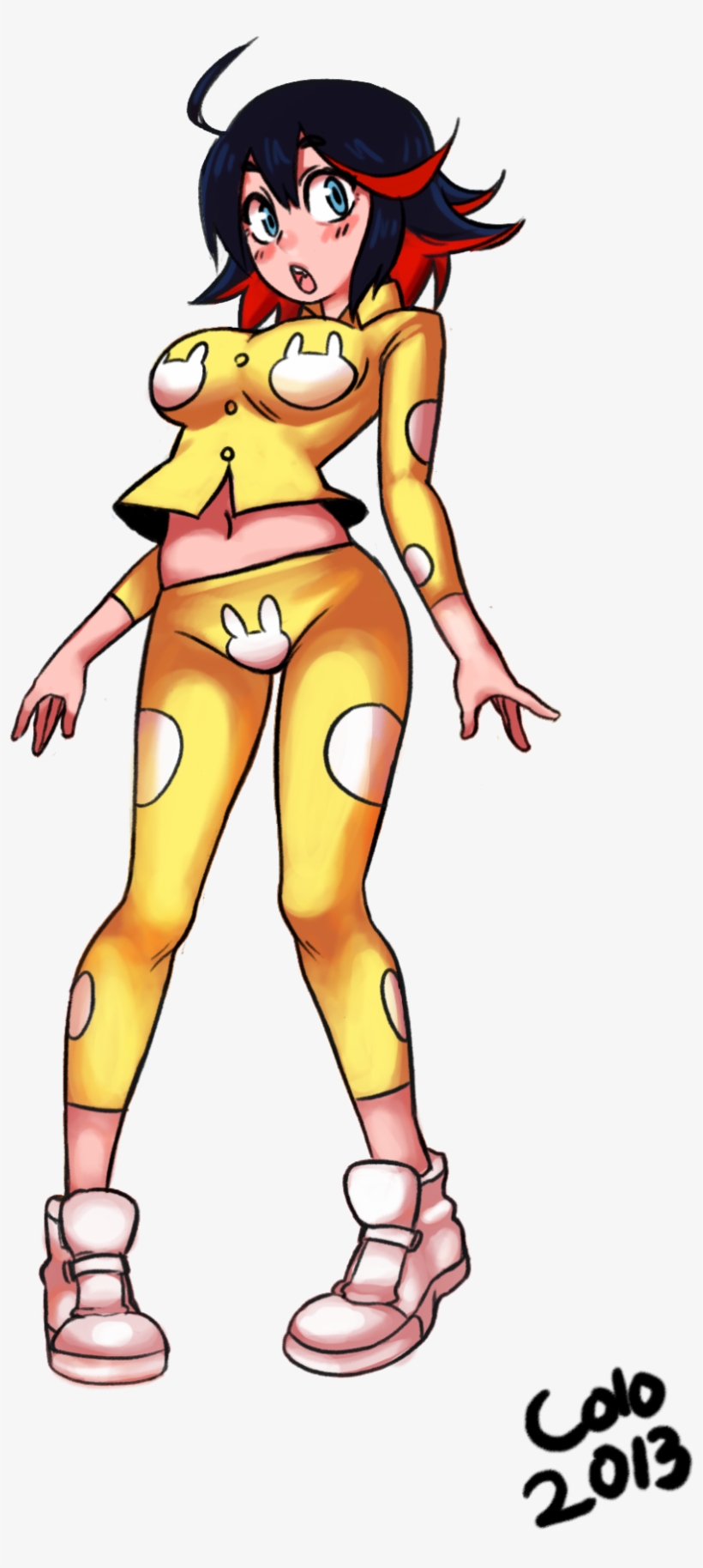 Original) Loading Matoi Ryuuko - Cartoon, transparent png download