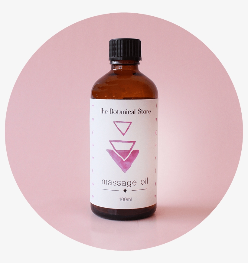 Our Massage Oil Is Easily Absorbed Into The Skin To - Glass Bottle, transparent png download