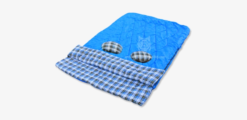 Queen Size 2 Person Flannel Sleeping Bag - Towel, transparent png download