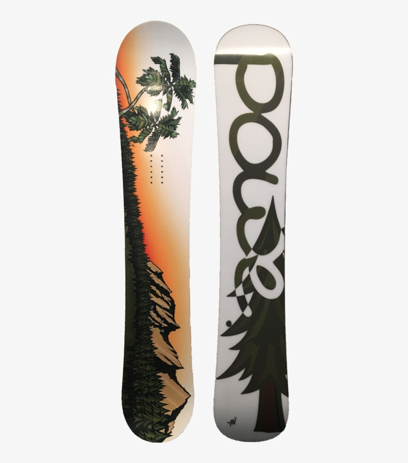 998 X 1000 2 - Snowboard With Palm Trees, transparent png download