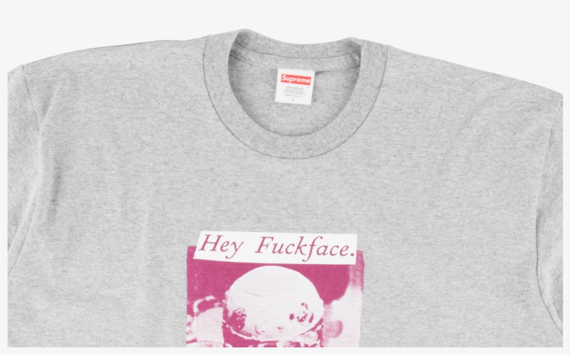 Supreme Fuck Face Tee '' - Sweater, transparent png download