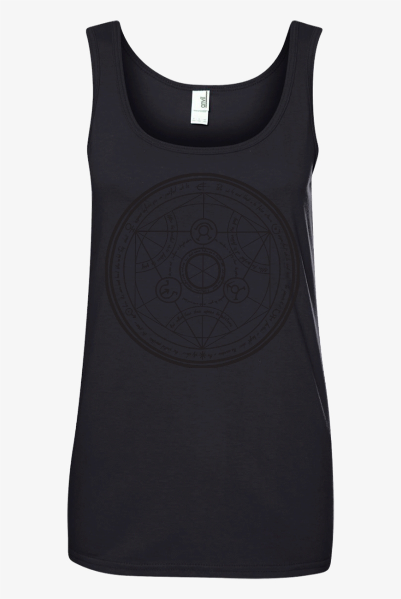 Full Metal Alchemist Transmutation Circle Ladies Tee - Shirt, transparent png download