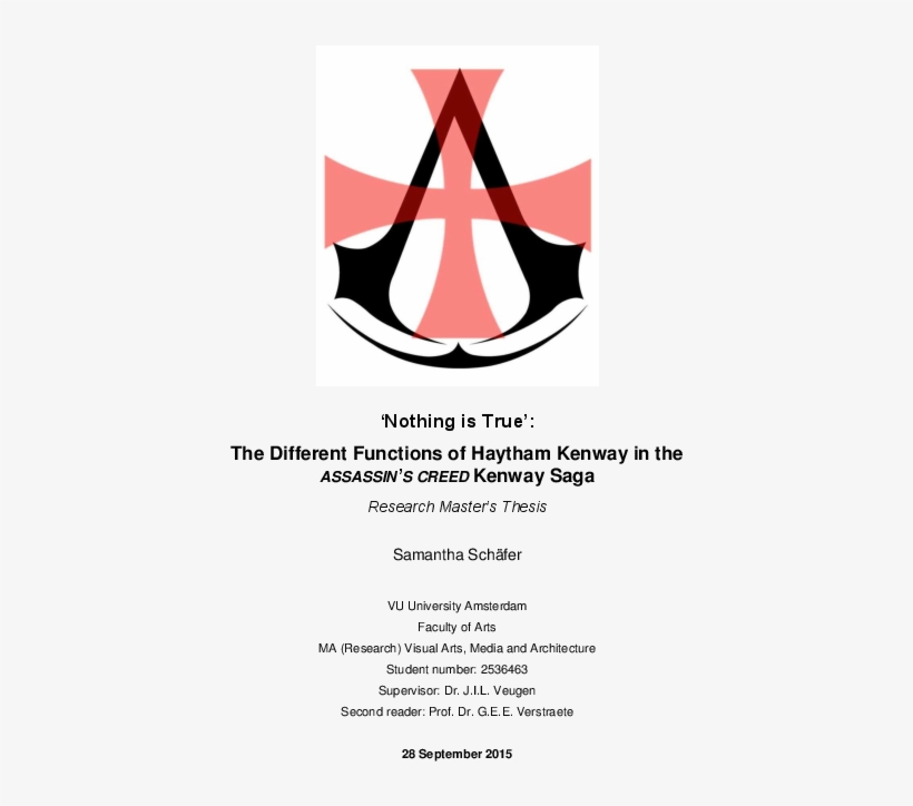 Pdf - ' - Assassin's Creed, transparent png download