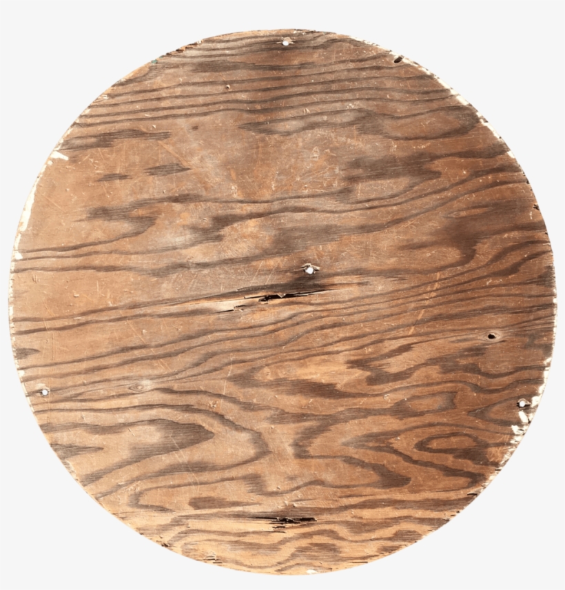 Hand-painted Wood "bull For Sale" Folk - Plywood, transparent png download