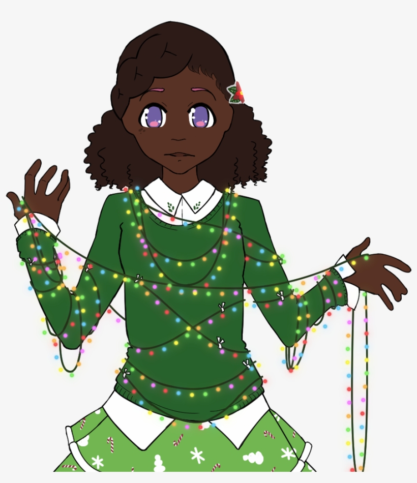 Shitty Christmas Sweaters Ranya Main Character For Cartoon