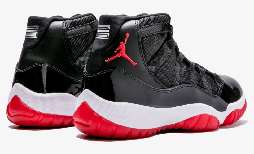 Air Jordan 11 Retro 'bred' - Air Jordan, transparent png download