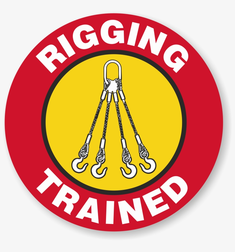 Trained Rigging Hard Hat Decals - First Aid, transparent png download