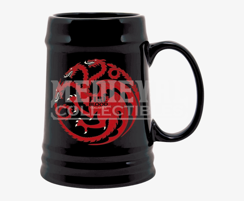 Game Of Thrones Targaryen Sigil Ceramic Stein - Games Of Thrones Souvenir, transparent png download