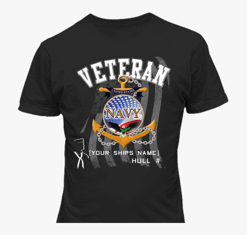 Navy Anchor - Active Shirt, transparent png download