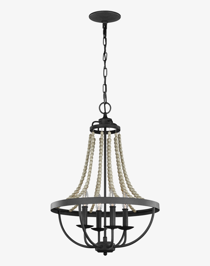 The Nori 4-light Chandelier By Feiss Features Vintage - Feiss Nori 6 Light Chandelier, transparent png download