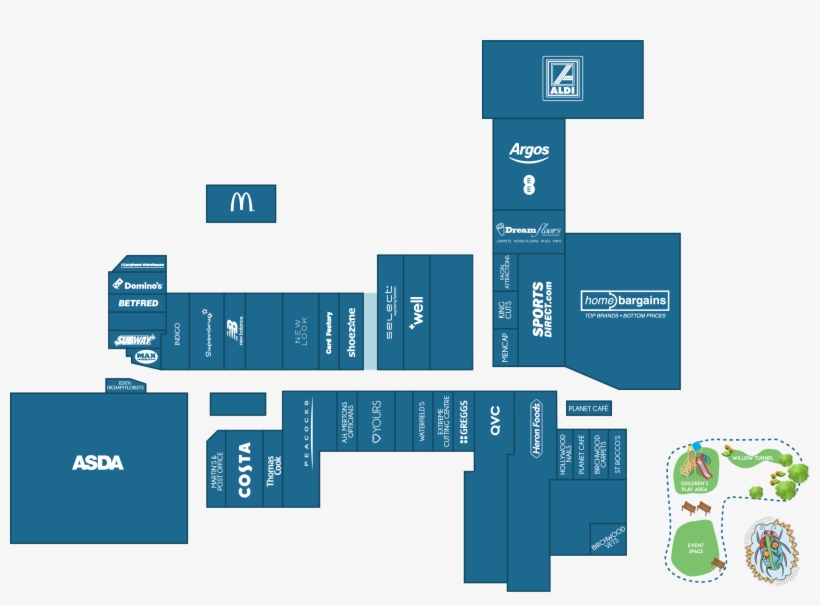 Carephone Warehouse - Birchwood Shopping Centre Layout, transparent png download