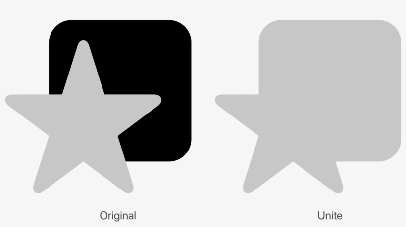 Click The Unite Button In The Tool Options Pane - Sign, transparent png download