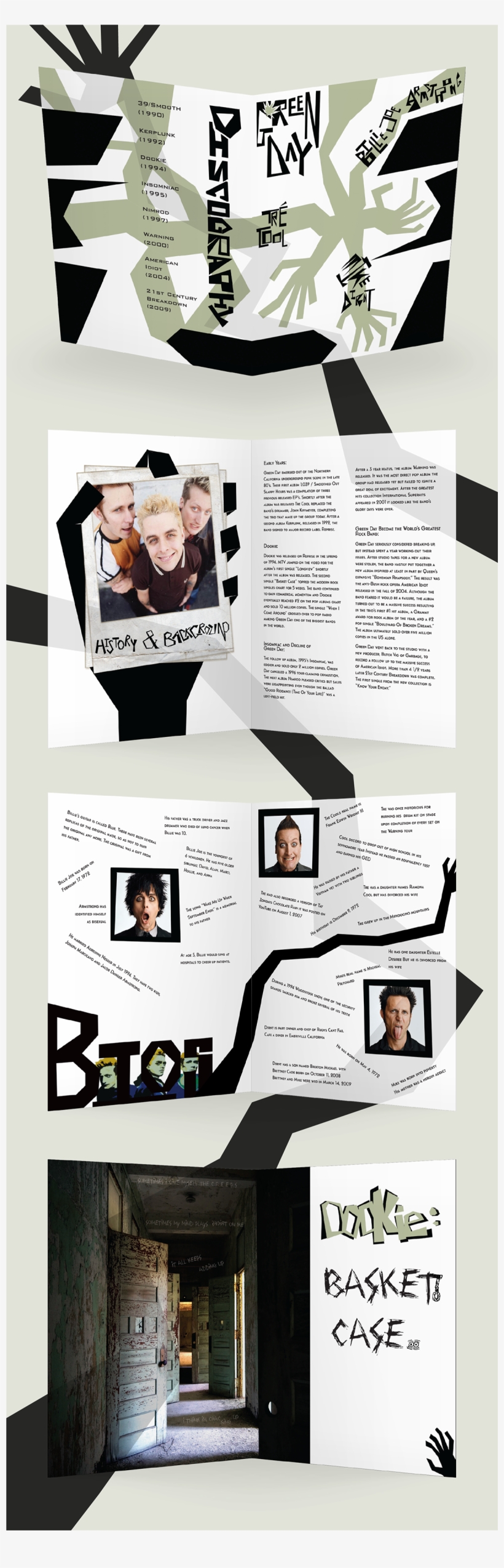 The Purpose Of This Assignment Was To Develop A Promotional - Green Day 1990, transparent png download