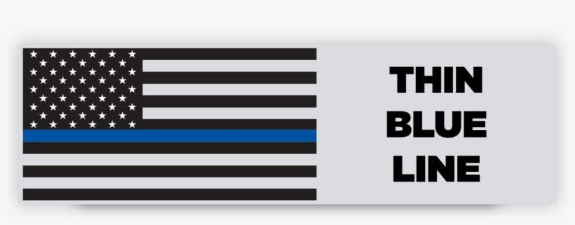 Thin Blue Line - Usa, transparent png download