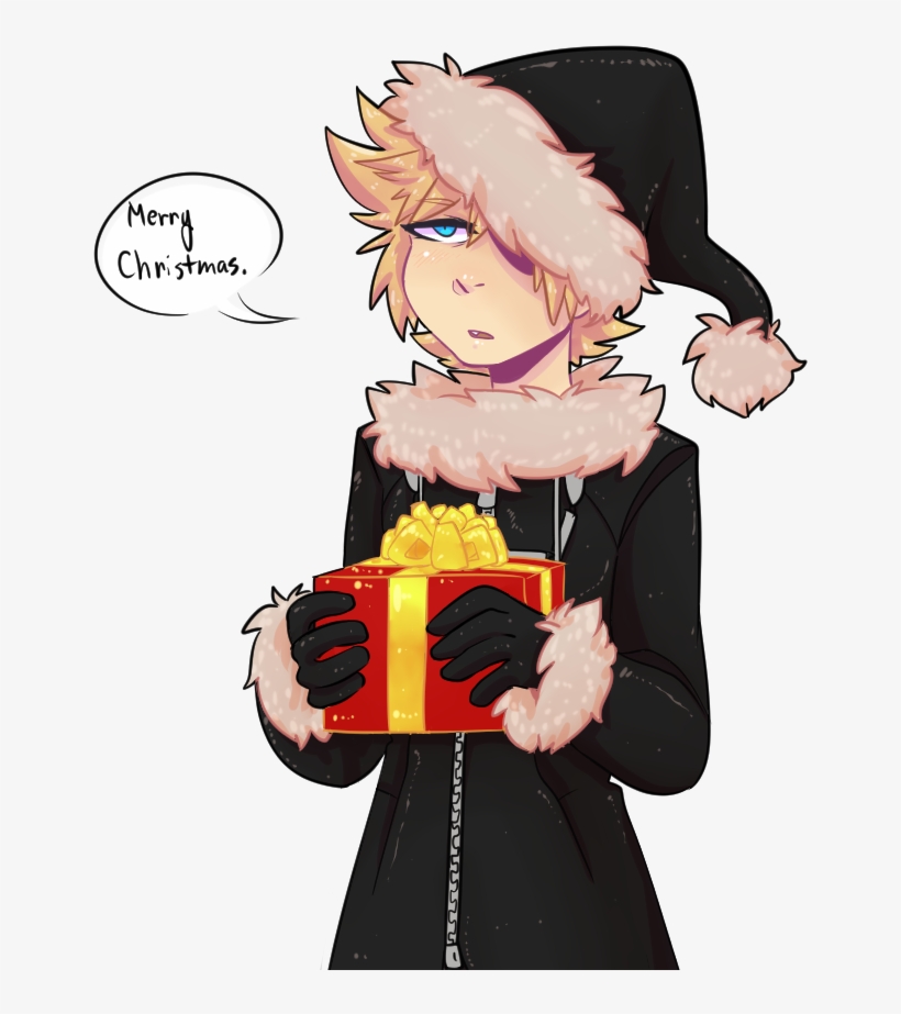 Tfw 2 Lazy For Bg Merry Christmas Have A Data Roxas - Cartoon, transparent png download