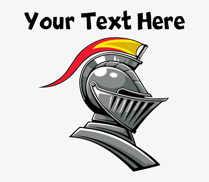 Medieval Soldier Helmet Pillow Case - Bear Cubs Playing Silhouette, transparent png download