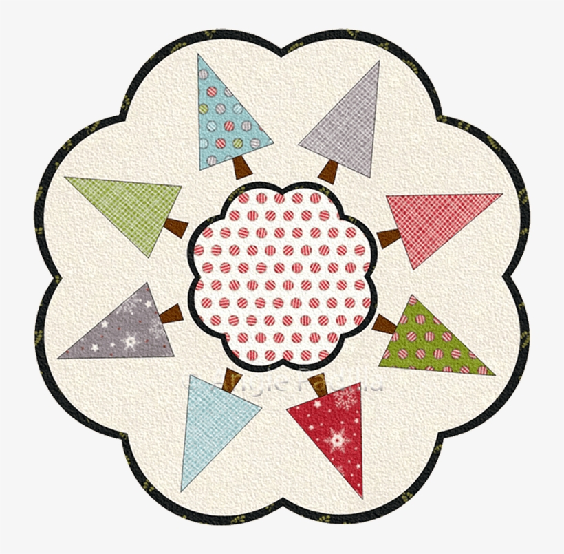 Christmas Tree Candle Mat Pattern Download - 32 Es Húsdaráló Rostély, transparent png download
