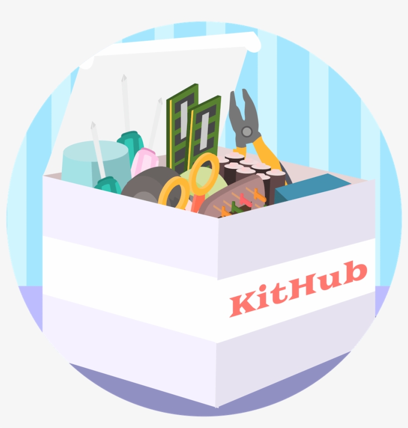 Kithub Illustration By Jc Roxas Via Artcorgi - Circle, transparent png download