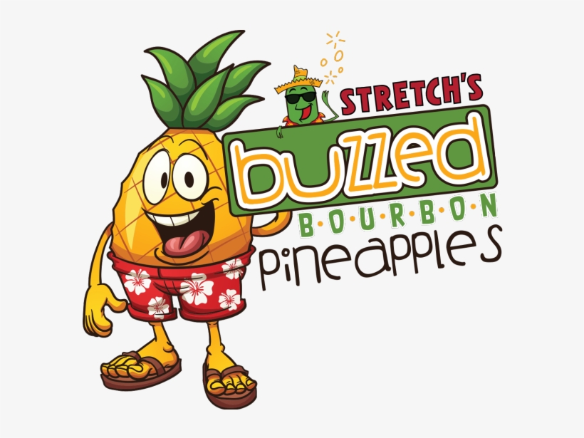 Buzzed Bourbon Pineapples - Vector Graphics, transparent png download