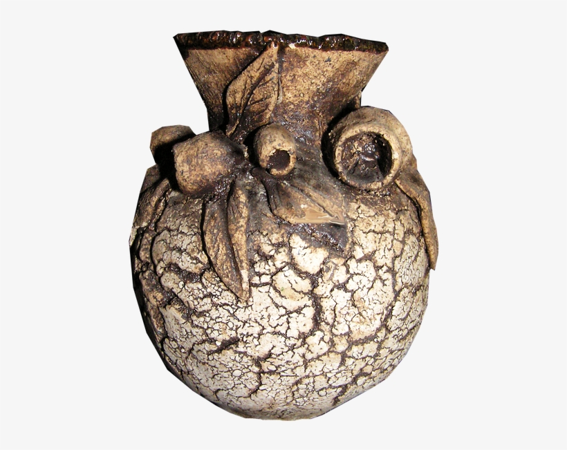 Pottery, Textured, Vase - Vase, transparent png download