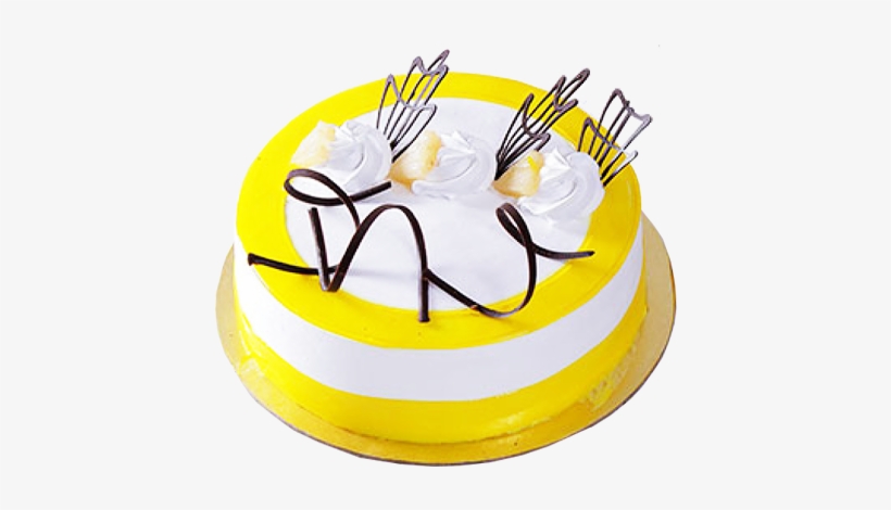 Pineapple Cake - Pineapple 1 2 Kg Cake, transparent png download