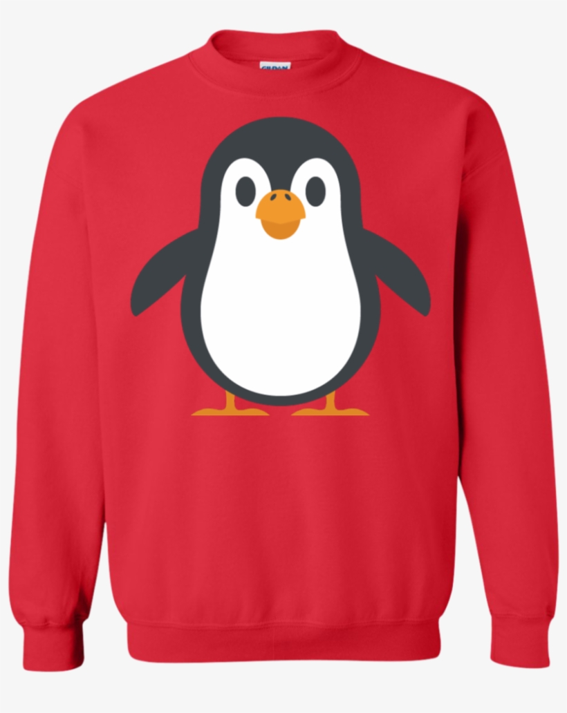 Happy Penguin Emoji Sweatshirt - Sweater, transparent png download