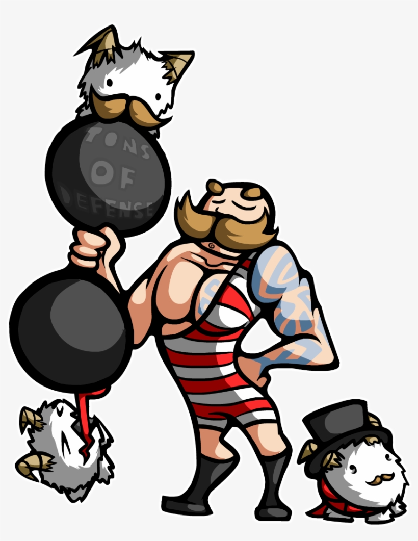 Braum The Strongman - Cartoon, transparent png download