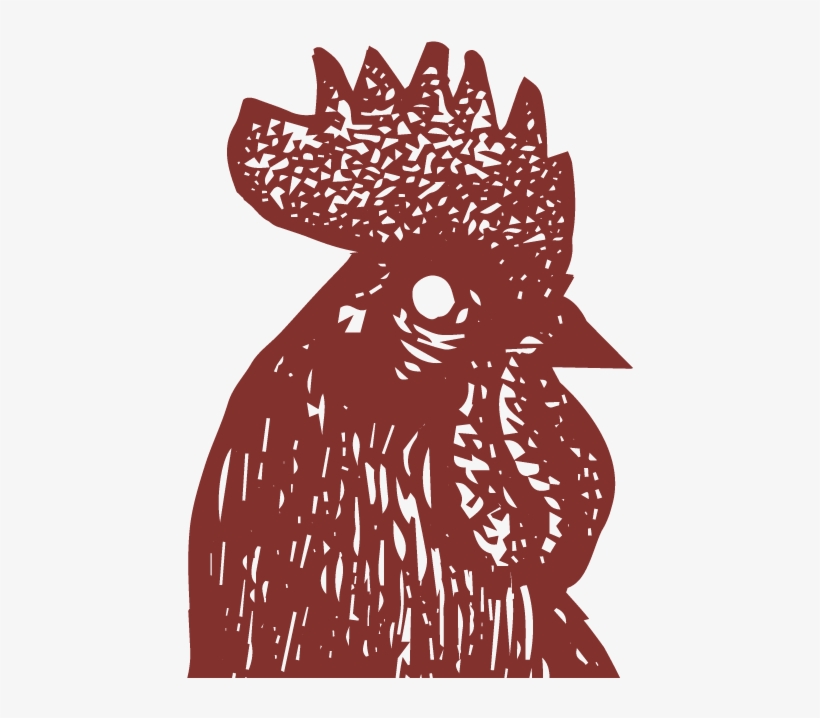 Dodo Chicken Head Red - Illustration, transparent png download