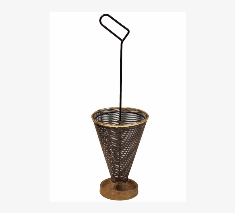 M#century Umbrella Stand Of Perforated Metal And Brass - Lamp, transparent png download