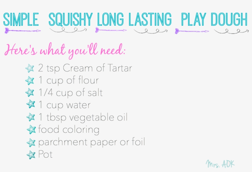 Simple Squishy Long Lasting Play Dough Ingredients - Heeren Van Sonoy, transparent png download