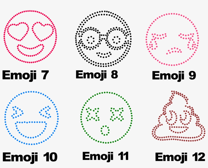 Emoji Template 7-12 - Circle, transparent png download