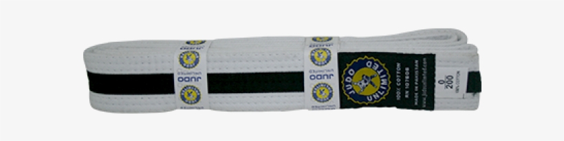 Judo Unlimited Solid Color Belt With Black Stripe - Belt, transparent png download